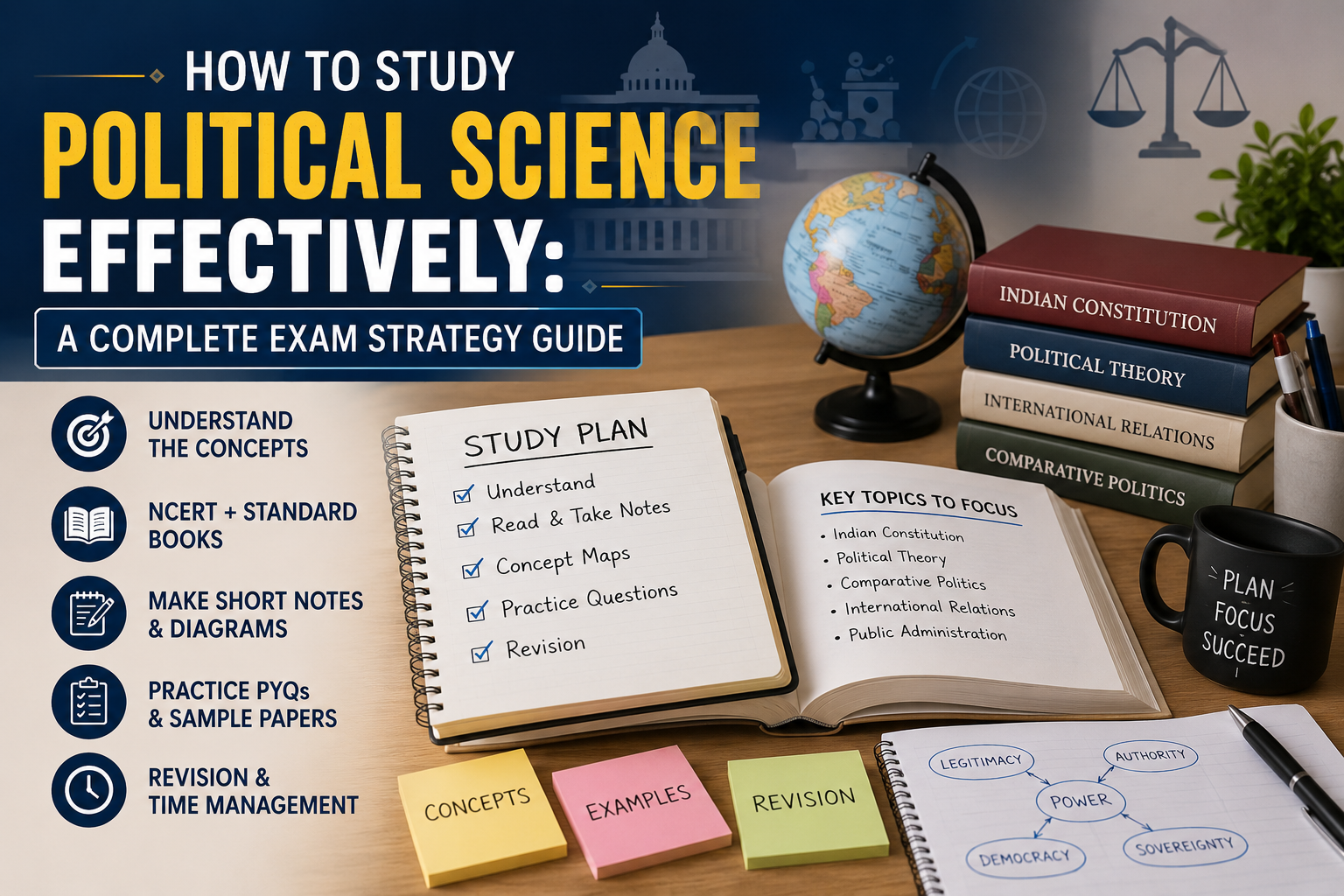 How to Study Political Science Effectively: A Complete Exam Strategy Guide