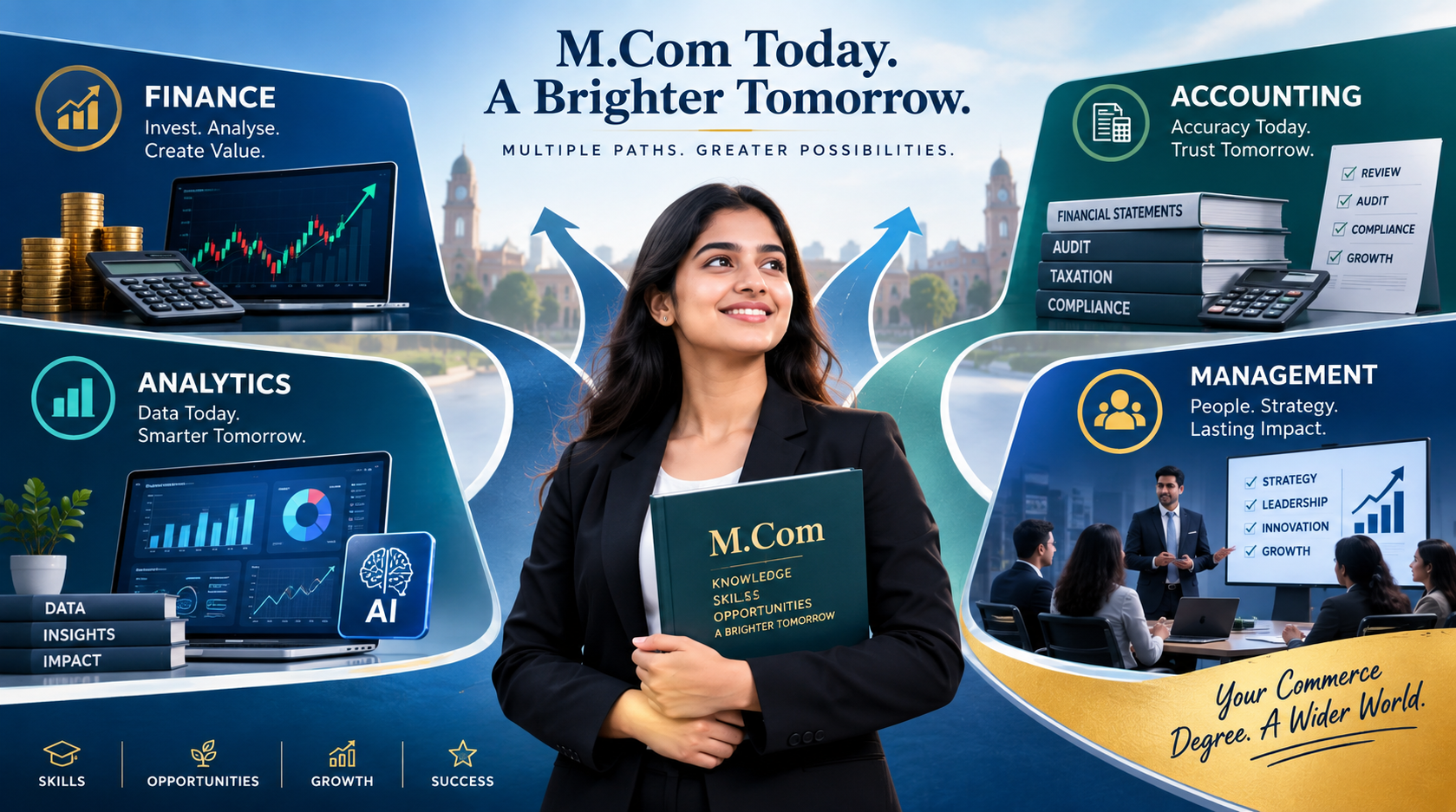 Career Options After M.Com: Paths in Finance, Accounting, Analytics and Management